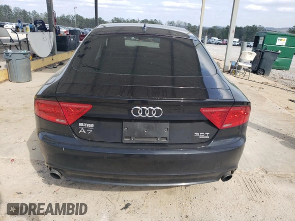 2015 Audi A7 3.0 Premium Plus with VIN WAUWGAFC3FN007045, listed as a Copart auction lot 46978484 with 86,194 mi miles. Bid and sale history available at carsss.com. Image 6.