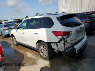 2016 Nissan Pathfinder S with VIN 5N1AR2MN0GC631752, listed as a Copart auction lot 61573295 with 116,797 mi miles and Salvage title. Bid and sale history available at DreamBid. Image 2.