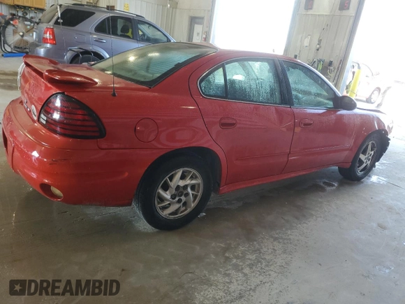 2004 Pontiac Grand Am SE1 with VIN 1G2NF52E04C245870, listed as a Copart auction lot 74183974 with 0 mi miles and Non Repairable. Bid and sale history available at carsss.com. Image 3.