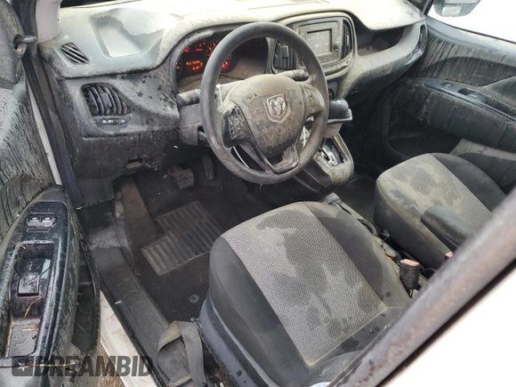 2019 Ram ProMaster City Cargo Tradesman with VIN ZFBHRFABXK6M14451, listed as a Copart auction lot 45408795 with 224,365 mi miles and Salvage title. Bid and sale history available at DreamBid. Image 8.
