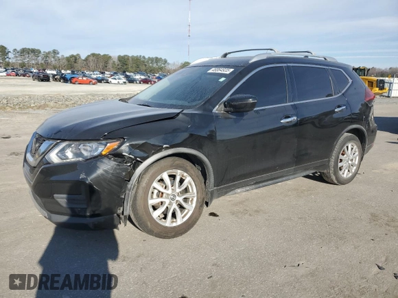 2020 Nissan Rogue S with VIN JN8AT2MT4LW030443, listed as a Copart auction lot 46864935 with 85,722 mi miles and Salvage Title. Bid and sale history available at carsss.com. Image 1.