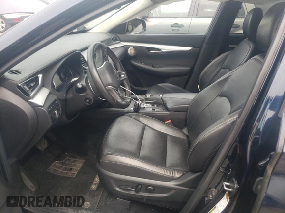 2019 Infiniti QX50 LUXE with VIN 3PCAJ5M37KF100121, listed as a Copart auction lot 49025983 with 23,523 mi miles. Bid and sale history available at carsss.com. Image 7.