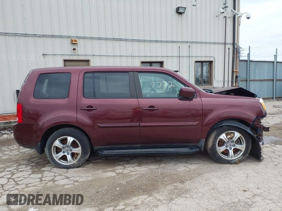 2012 Honda Pilot EX-L with VIN 5FNYF4H65CB045796, listed as a IAAI auction lot 39867772 with 104,061 mi miles. Bid and sale history available at carsss.com. Image 14.