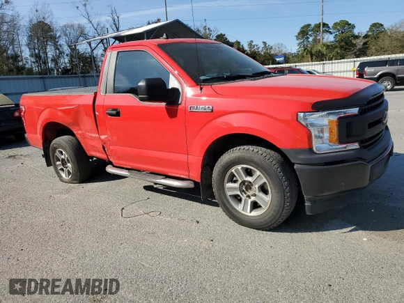 2020 Ford F-150 XL with VIN 1FTMF1CB1LKD29804, listed as a Copart auction lot 45671135 with 28,164 mi miles and Salvage Title. Bid and sale history available at carsss.com. Image 4.