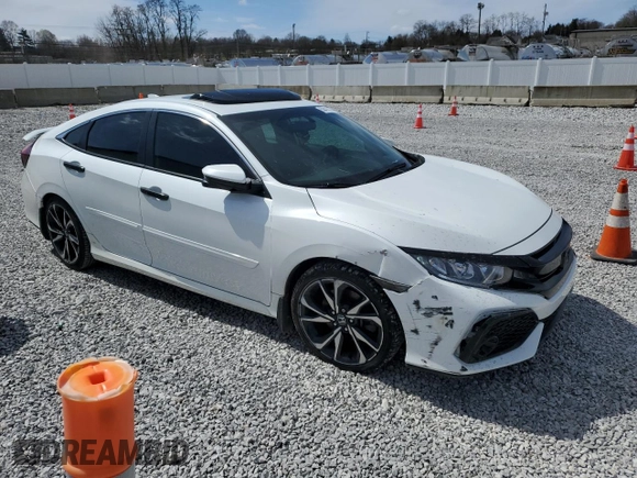 2017 Honda Civic Sedan Si with VIN 2HGFC1E59HH705500, listed as a Copart auction lot 50410235 with 50,703 mi miles and Salvage Title. Bid and sale history available at carsss.com. Image 4.