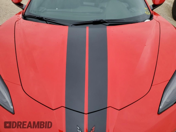 2020 Chevrolet Corvette 1LT with VIN 1G1Y62D41L5115717, listed as a Copart auction lot 74686564 with 0 mi miles and Non Repairable. Bid and sale history available at carsss.com. Image 11.