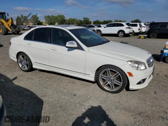 2008 Mercedes-Benz C 350 Sport with VIN WDDGF56X28R031391, listed as a Copart auction lot 50551125 with 175,049 mi miles and Clean Title. Bid and sale history available at DreamBid. Image 4.