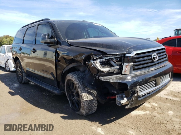 2018 Toyota Sequoia SR5 with VIN 5TDBY5G15JS164159, listed as a Copart auction lot 75561373 with 37,928 mi miles. Bid and sale history available at carsss.com. Image 4.