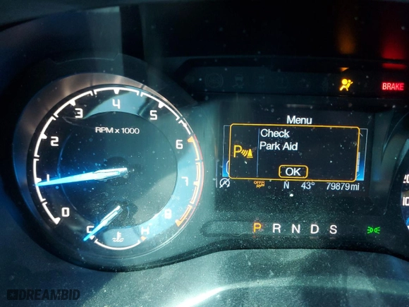 2019 Ford Ranger XL with VIN 1FTER4FH4KLB08378, listed as a Copart auction lot 46939855 with 79,879 mi miles and Salvage Title. Bid and sale history available at carsss.com. Image 9.