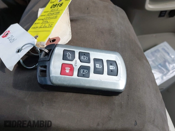 2012 Toyota Sienna XLE with VIN 5TDDK3DC3CS046182, listed as a IAAI auction lot 41387074 with 161,348 mi miles. Bid and sale history available at carsss.com. Image 11.