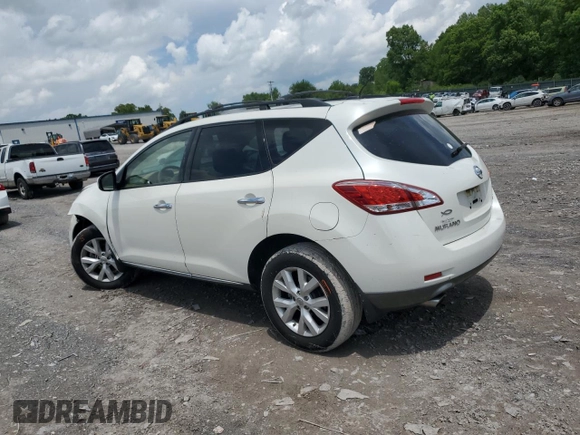 2014 Nissan Murano SV z VIN JN8AZ1MU3EW400964, wystawiony jako Copart lot #55452635 z przebiegiem 100 363 mil mil oraz Czysty tytuł • Clean title. Historia ofert i sprzedaży dostępna na DreamBid. Obrazek 2.