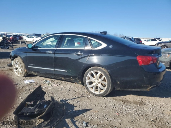 2017 Chevrolet Impala Premier with VIN 2G1145S36H9142747, listed as a Copart auction lot 46801285 with 359,809 mi miles and Salvage Title. Bid and sale history available at carsss.com. Image 2.