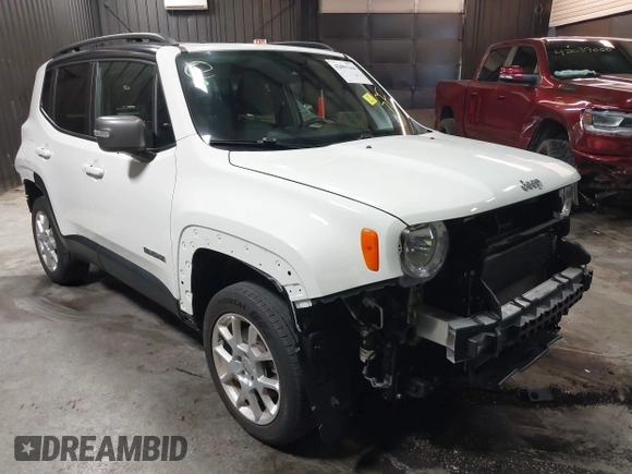 2021 Jeep Renegade Limited with VIN ZACNJDD19MPM23265, listed as a IAAI auction lot 42091164 with 19,217 mi miles and . Bid and sale history available at DreamBid. Image 1.