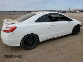 2008 Honda Civic Cpe Si with VIN 2HGFG215X8H708678, listed as a Copart auction lot 49978925 with 143,362 mi miles and Salvage Title. Bid and sale history available at carsss.com. Image 3.