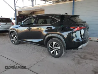 2020 Lexus NX 300 with VIN JTJGARBZ0L5008616, listed as a Copart auction lot 53568655 with 59,370 mi miles and Salvage title. Bid and sale history available at DreamBid. Image 2.