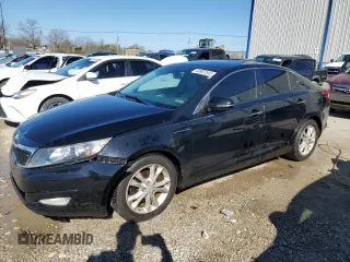 2013 Kia Optima EX with VIN 5XXGN4A71DG199275, listed as a Copart auction lot 49987545 with 147,769 mi miles and Salvage Title. Bid and sale history available at carsss.com. Image 1.