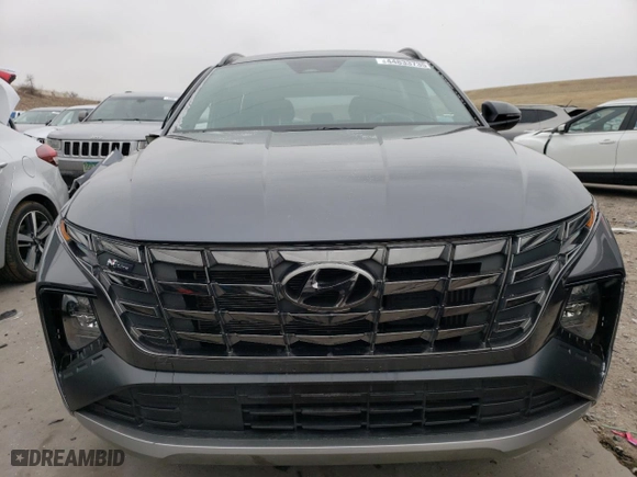 2024 Hyundai Tucson Hybrid N Line with VIN KM8JFCD16RU153958, listed as a Copart auction lot 44833735 with 13,789 mi miles and Salvage Title. Bid and sale history available at carsss.com. Image 5.