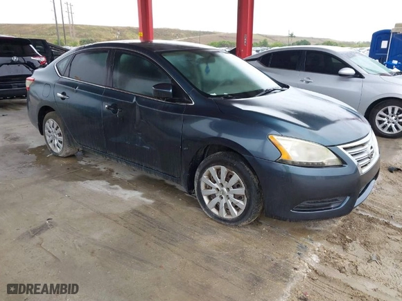 2014 Nissan Sentra SV with VIN 3N1AB7AP9EY315527, listed as a IAAI auction lot 41386467 with 131,162 mi miles. Bid and sale history available at carsss.com. Image 1.