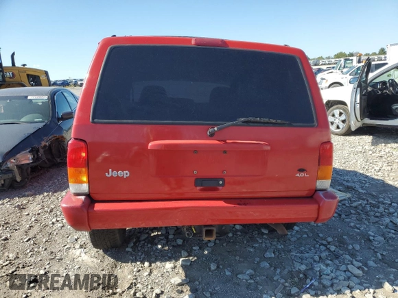 1998 Jeep Cherokee Sport with VIN 1J4FT68S8WL251781, listed as a Copart auction lot 71562574 with 267,648 mi miles and Non Repairable. Bid and sale history available at carsss.com. Image 6.