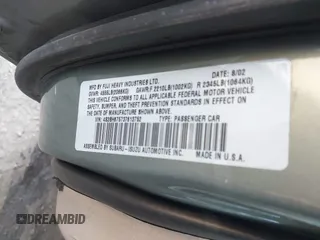 2003 Subaru Legacy Outback with VIN 4S3BH675737613752, listed as a IAAI auction lot 42239355 with 179,164 mi miles and . Bid and sale history available at DreamBid. Image 9.