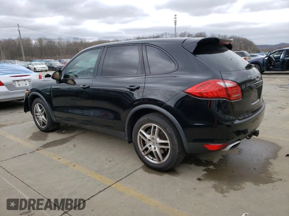 2014 Porsche Cayenne Diesel with VIN WP1AF2A24ELA34560, listed as a Copart auction lot 50152235 with 110,187 mi miles and Salvage title. Bid and sale history available at DreamBid. Image 2.