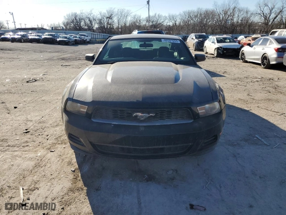 2010 Ford Mustang V6 with VIN 1ZVBP8AN6A5168546, listed as a Copart auction lot 46591655 with 116,248 mi miles and Salvage Title. Bid and sale history available at carsss.com. Image 5.