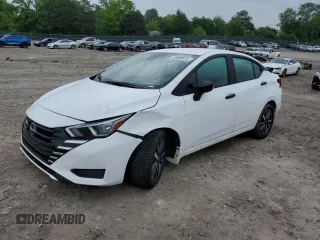 2024 Nissan Versa S with VIN 3N1CN8DV5RL862863, listed as a Copart auction lot 58383615 with 28,699 mi miles and Salvage title. Bid and sale history available at DreamBid. Image 1.