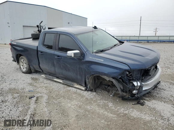 2020 Chevrolet Silverado 1500 LT with VIN 1GCRYDED7LZ312027, listed as a Copart auction lot 45912325 with 42,282 mi miles and Salvage Title. Bid and sale history available at carsss.com. Image 4.