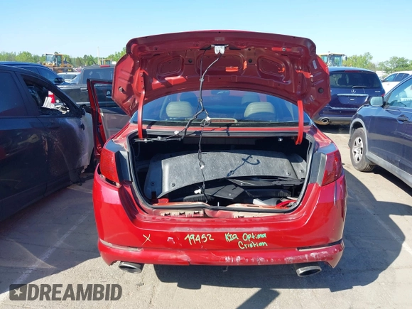 2011 Kia Optima EX with VIN KNAGN4A74B5076875, listed as a IAAI auction lot 42009937 with 190,484 mi miles and . Bid and sale history available at carsss.com. Image 6.