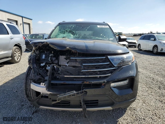 2023 Ford Explorer XLT with VIN 1FMSK8DH2PGA27683, listed as a Copart auction lot 48421875 with 35,756 mi miles and Salvage Title. Bid and sale history available at carsss.com. Image 5.