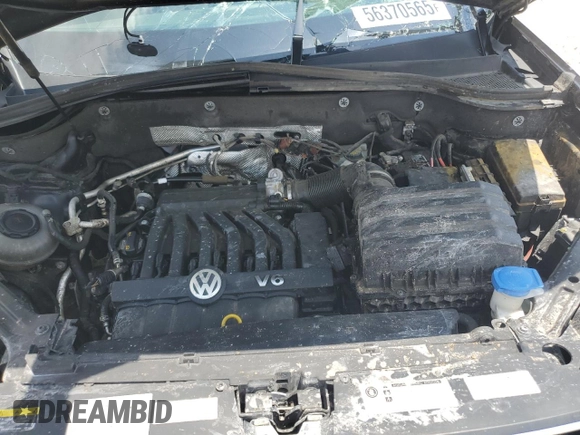 2018 Volkswagen Atlas SEL Premium with VIN 1V2NR2CA4JC529249, listed as a Copart auction lot 56370565 with Not provided miles and Salvage title. Bid and sale history available at DreamBid. Image 12.