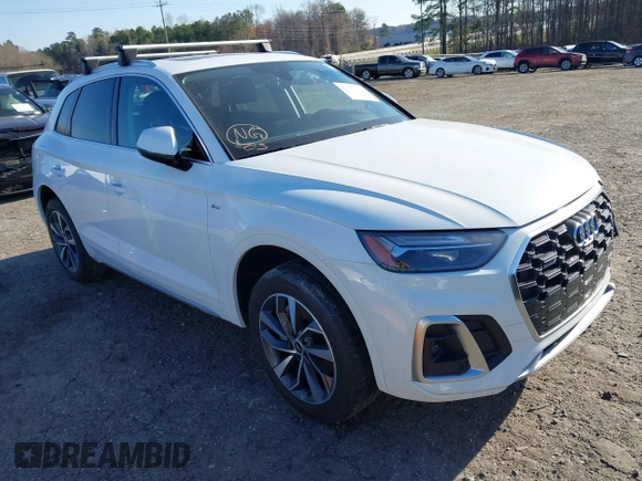 2023 Audi Q5 S line Premium Plus z VIN WA1EAAFY3P2116212, wystawiony jako IAAI lot #41779665 z przebiegiem 32 605 mil mil oraz . Historia ofert i sprzedaży dostępna na DreamBid. Obrazek 1.