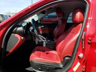 2021 Alfa Romeo Giulia with VIN ZARFAMAN3M7649352, listed as a Copart auction lot 51116125 with 34,093 mi miles and Salvage Title. Bid and sale history available at carsss.com. Image 7.