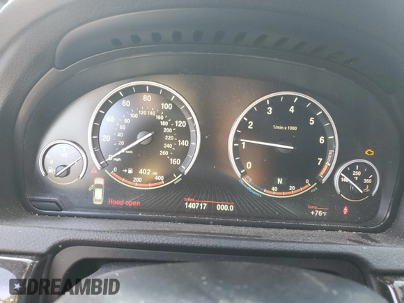 2014 BMW 5 Series 535i xDrive with VIN WBA5M4C59ED183677, listed as a Copart auction lot 65634735 with 140,717 mi miles and Clean title. Bid and sale history available at DreamBid. Image 9.