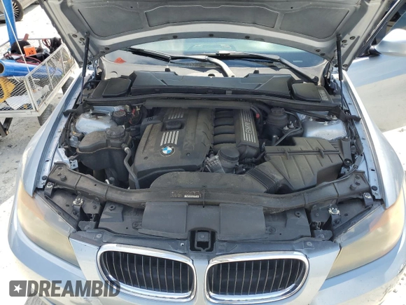 2011 BMW 3 Series 328i with VIN WBAPH7G51BNN07946, listed as a Copart auction lot 64558545 with Not provided miles and Salvage title. Bid and sale history available at DreamBid. Image 11.