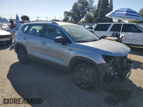 2023 Volkswagen Taos S z VIN 3VVCX7B22PM352537, wystawiony jako Copart lot #46912625 z przebiegiem 13 514 mil mil oraz Szkoda całkowita • Salvage title. Historia ofert i sprzedaży dostępna na DreamBid. Obrazek 4.
