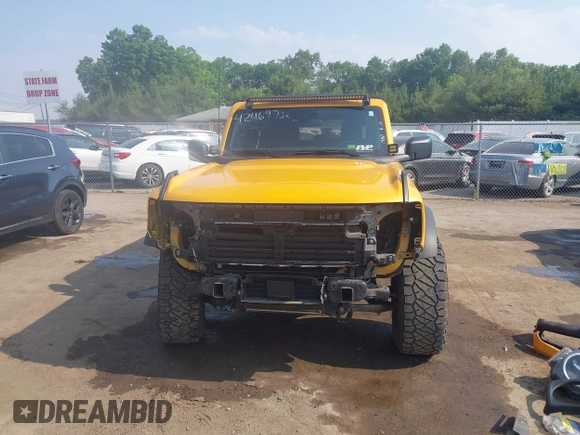 2022 Ford Bronco with VIN 1FMDE5BH8NLB86567, listed as a IAAI auction lot 42469732 with 27,681 mi miles and . Bid and sale history available at DreamBid. Image 13.