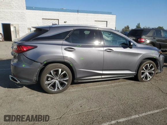 2022 Lexus RX with VIN 2T2HZMAA7NC228058, listed as a Copart auction lot 46857225 with 34,510 mi miles and Salvage Title. Bid and sale history available at carsss.com. Image 3.