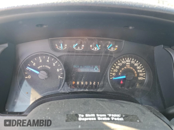 2013 Ford F-150 XL with VIN 1FTNF1CF7DKE24893, listed as a Copart auction lot 44998155 with 175,224 mi miles and Salvage Title. Bid and sale history available at carsss.com. Image 9.