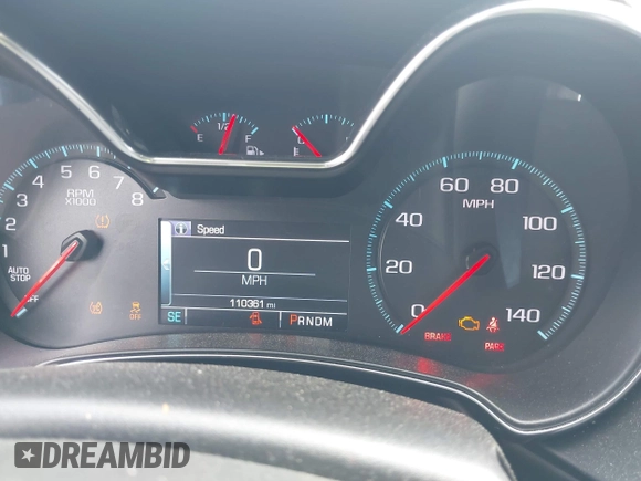 2015 Chevrolet Impala LT with VIN 1G1115SL4FU100098, listed as a IAAI auction lot 41917556 with 110,361 mi miles and . Bid and sale history available at DreamBid. Image 7.