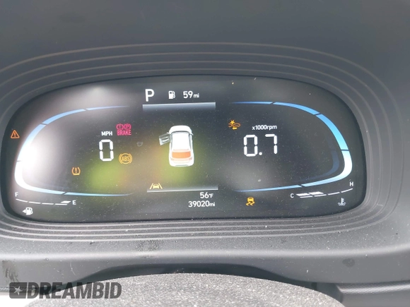 2023 Hyundai Venue SEL with VIN KMHRC8A38PU243429, listed as a IAAI auction lot 42193518 with 39,020 mi miles and . Bid and sale history available at DreamBid. Image 7.