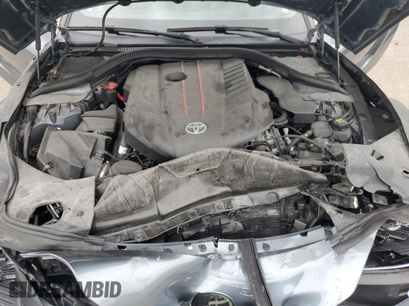2020 Toyota GR Supra 3.0 with VIN WZ1DB4C06LW032954, listed as a Copart auction lot 62510144 with 0 mi miles and Salvage Title. Bid and sale history available at carsss.com. Image 12.