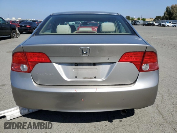 2006 Honda Civic LX with VIN 1HGFA16526L040928, listed as a Copart auction lot 56055025 with 225,209 mi miles and Salvage Title. Bid and sale history available at DreamBid. Image 6.
