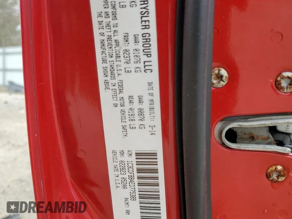 2014 Dodge Dart SXT with VIN 1C3CDFBB4ED775389, listed as a Copart auction lot 48102425 with 146,078 mi miles and Salvage Title. Bid and sale history available at DreamBid. Image 12.