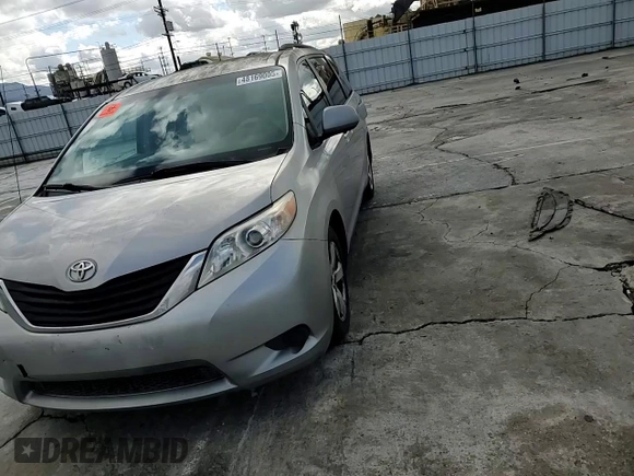 2011 Toyota Sienna LE AAS with VIN 5TDKK3DC3BS112395, listed as a Copart auction lot 48169005 with 179,801 mi miles and Salvage Title. Bid and sale history available at DreamBid. Image 11.