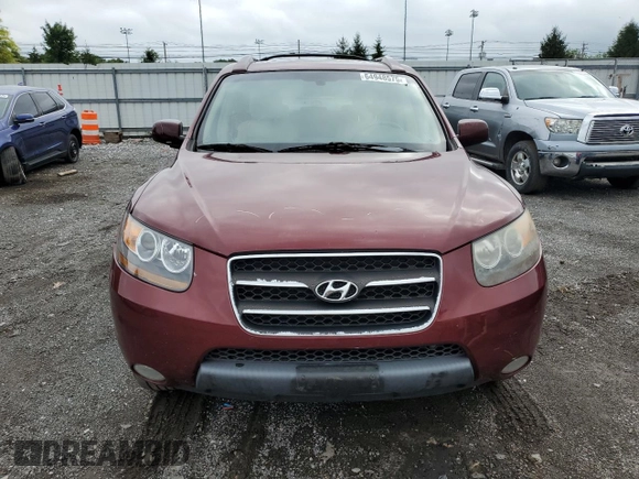 2007 Hyundai Santa Fe SE with VIN 5NMSH13E37H122781, listed as a Copart auction lot 64948575 with 220,481 mi miles and Salvage title. Bid and sale history available at DreamBid. Image 5.