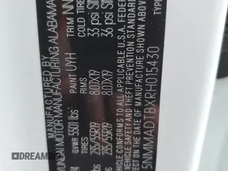 2024 Genesis GV70 2.5T z VIN 5NMMADTBXRH015430, wystawiony jako Copart lot #54186515 z przebiegiem 12 249 mil mil oraz Szkoda całkowita • Salvage title. Historia ofert i sprzedaży dostępna na DreamBid. Obrazek 13.