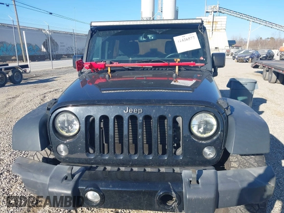2016 Jeep Wrangler Unlimited Sport with VIN 1C4BJWDG0GL123581, listed as a IAAI auction lot 41426577 with 102,301 mi miles and . Bid and sale history available at DreamBid. Image 12.