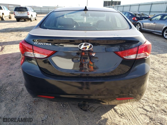 2013 Hyundai Elantra GLS with VIN 5NPDH4AE3DH429699, listed as a Copart auction lot 47437455 with 76,359 mi miles and Salvage Title. Bid and sale history available at carsss.com. Image 6.