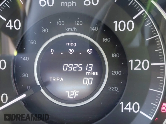 2014 Honda CR-V EX-L with VIN 5J6RM3H75EL038743, listed as a IAAI auction lot 41827047 with 92,513 mi miles and . Bid and sale history available at carsss.com. Image 16.